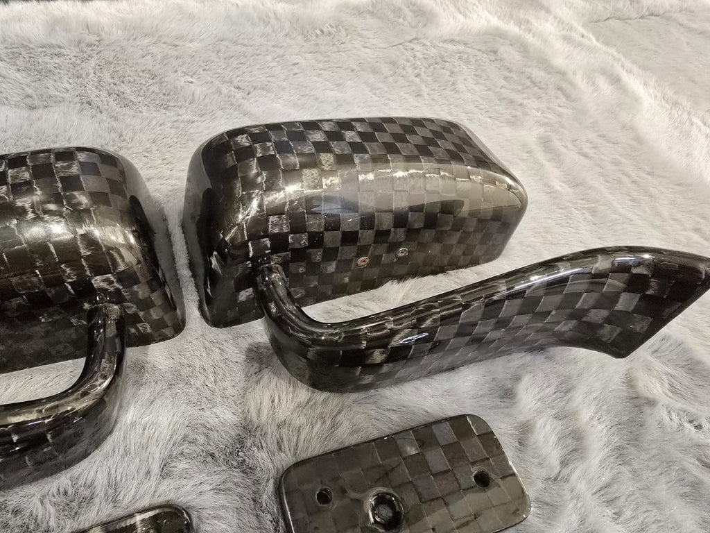 ALC Dry Carbon Fiber Spread Tow Plain Weave LMGT Side Mirror (Universal/H.S2000)