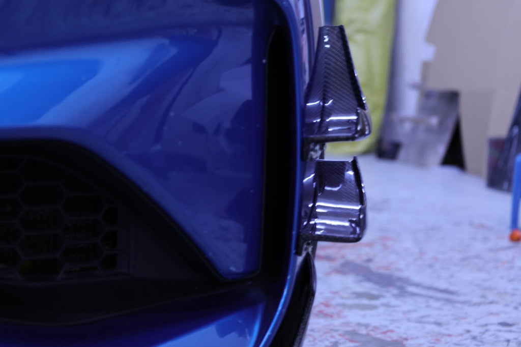 ALC Composites Carbon Fiber Front Bumper Downforce Canard Fit For BMW F87 M2.
