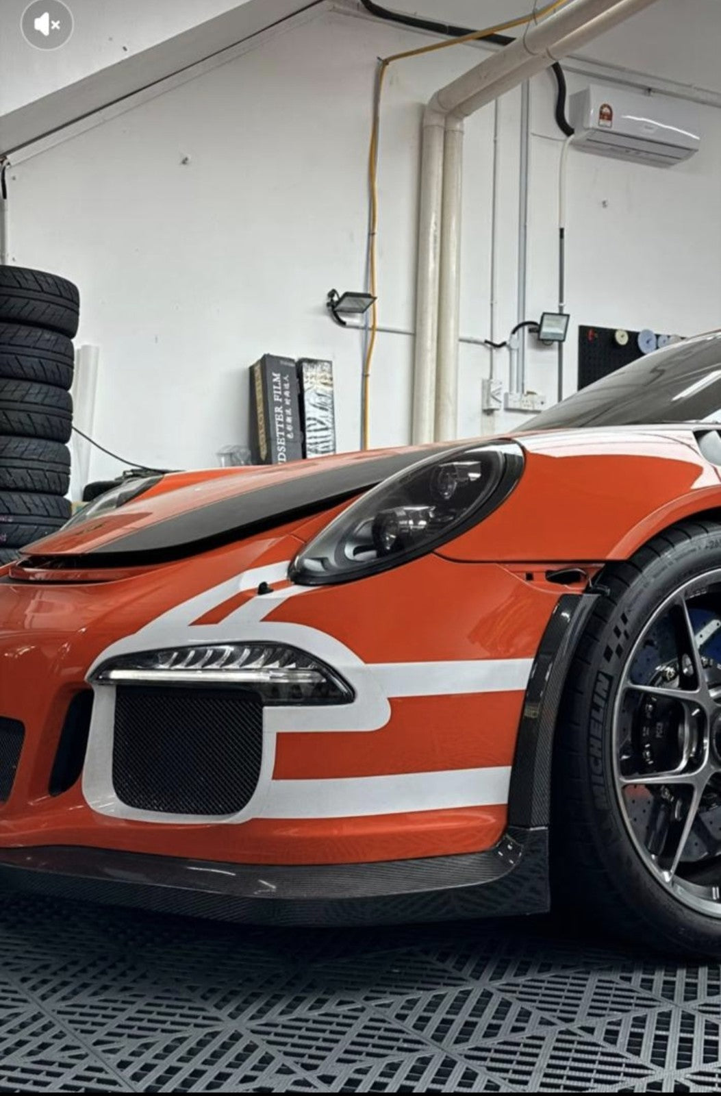 For Porsche 991.1 GT3RS Carbon Front Lip/Side Skirt/Rear Lip/Deck Lid/Side Vent