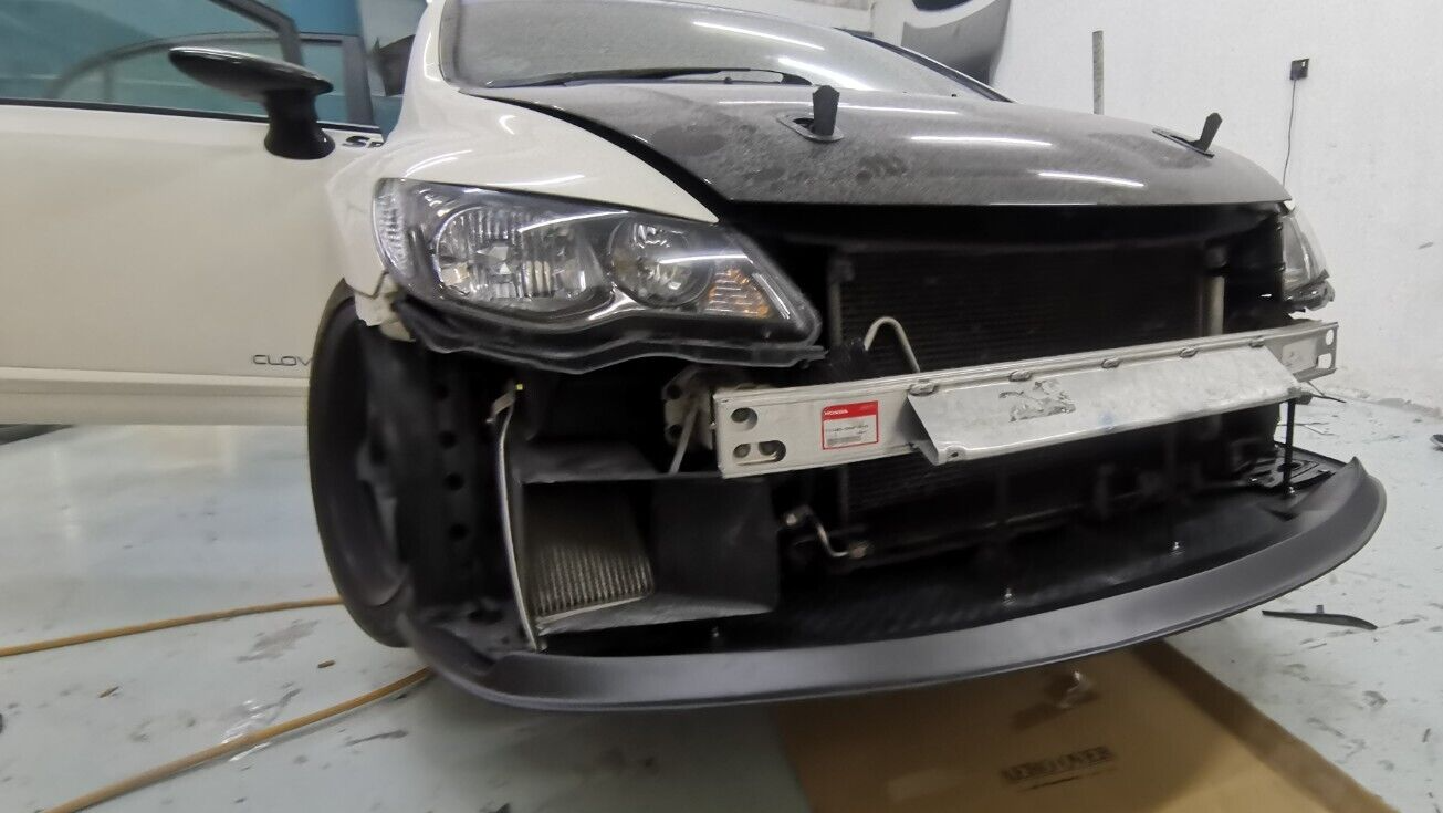 Fit For Honda Civic FD2R ALC Dry Carbon Front Diffuser (Track Pack Edition)