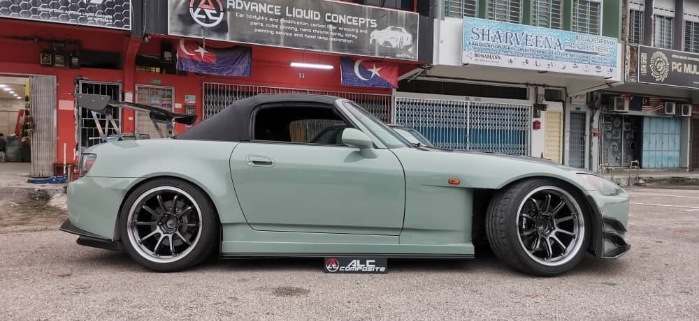 Fit For HONDA S2000 Js Style DRY Carbon Side Skirt