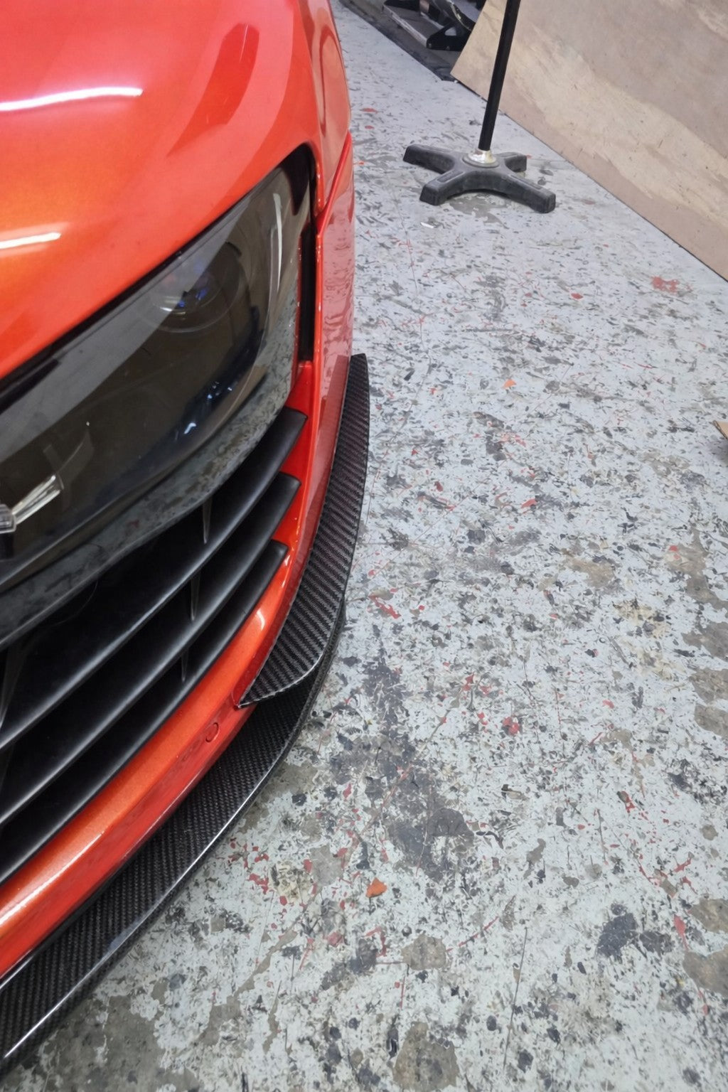 Fit For Audi R8 Gen 1 2008-2015 Front Bumper ALC Carbon Fiber Canard