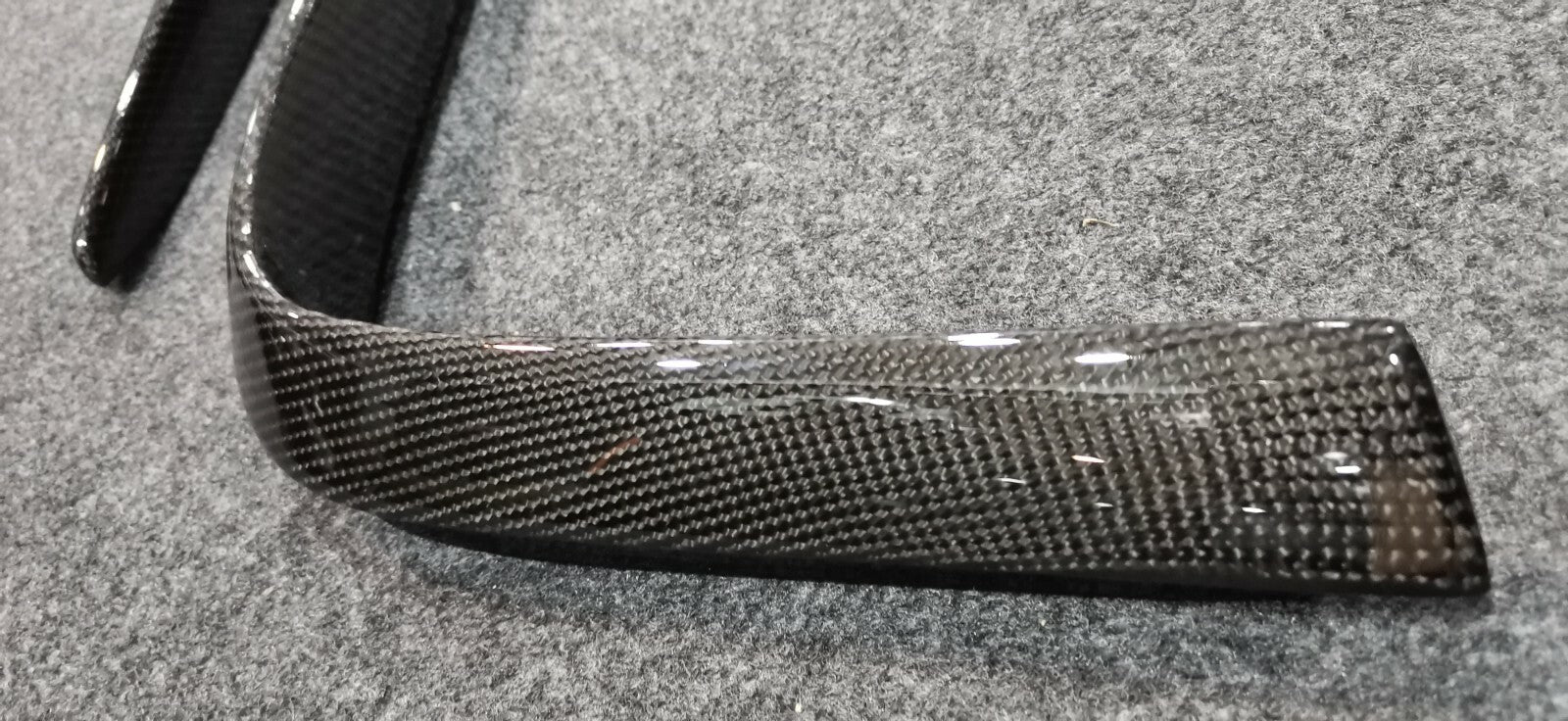 Fit For Audi TTRS MK2 8J Front Bumper Carbon L Canard & Bumper Canard Combo Set
