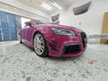 Fit For Audi TTRS MK2 8J Carbon Fiber Front Bumper Canard 4pcs Set (Screw on)