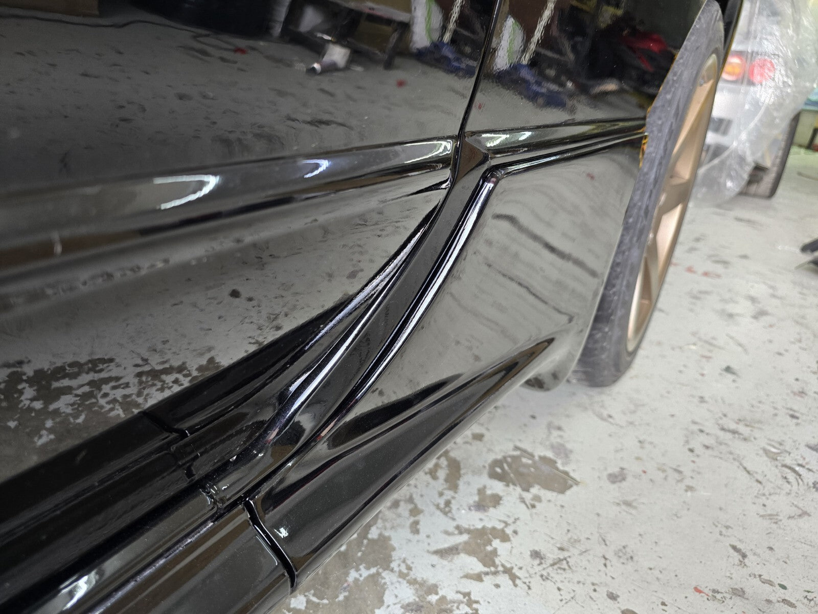 Fit For R32 GTR FRP SIDE SKIRT EXTENSIONS & SIDE POD (For non N1 side skirt))