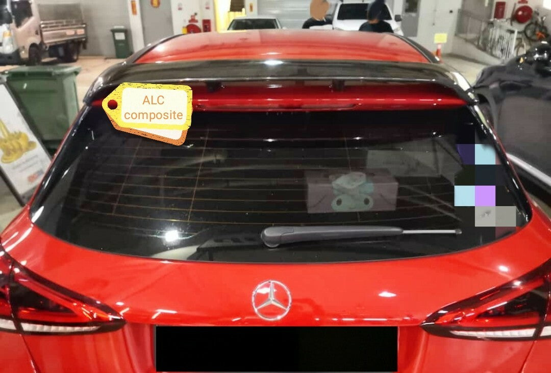 Fit For Mercedes A Class W177 Rear Trunk Top Spoiler Wing FRP (UNPAINTED)