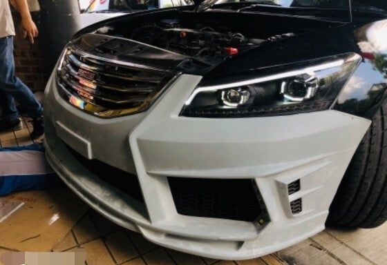 Fit For Honda Accord 8th gen K Break Style Front & Rear Bumper W/Side skirt set
