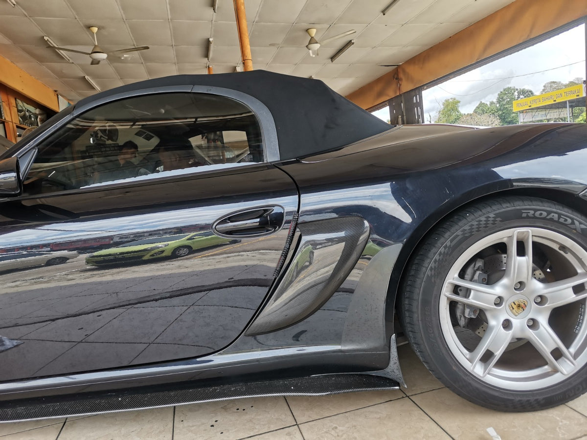 Fit For Porsche 987 Carbon Fiber Side Vent Cover 