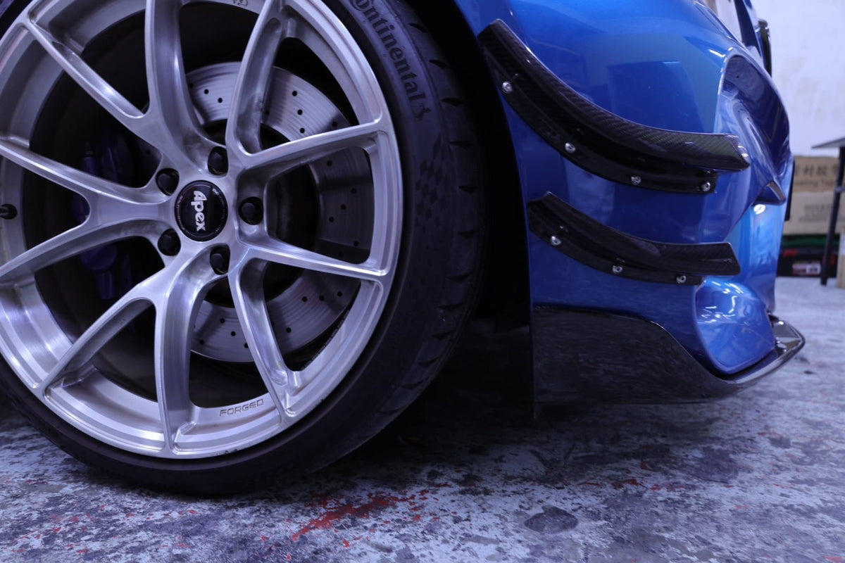 ALC Composites Carbon Fiber Front Bumper Downforce Canard Fit For BMW F87 M2.