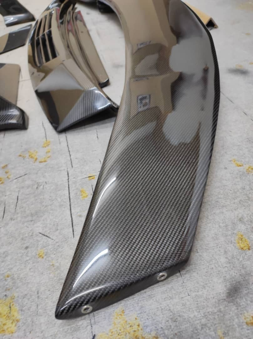 Fit For Audi R8 V8 V10 Carbon Fiber Rear Wing Trunk Spoiler 2008-2015 ALC Ver. 2