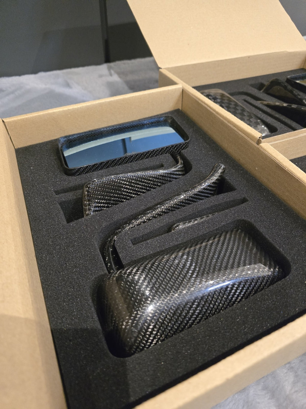 ALC Dry Carbon Fiber Twill Weave LMGT side Mirror (Universal/S2000)