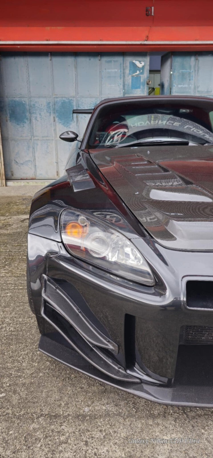 ALC Composite Carbon Fiber Universal/S2000 Hood/Fender Louvre Vents (Pair)