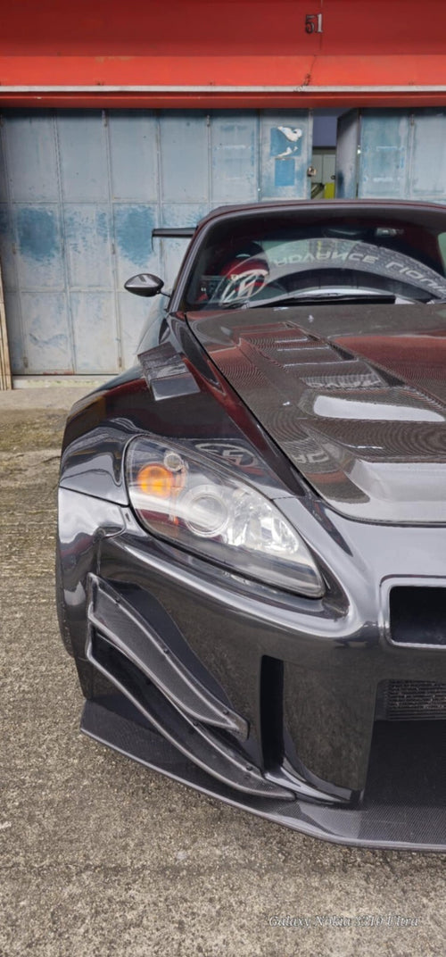 ALC Composite Carbon Fiber Universal/S2000 Hood/Fender Louvre Vents (Pair)