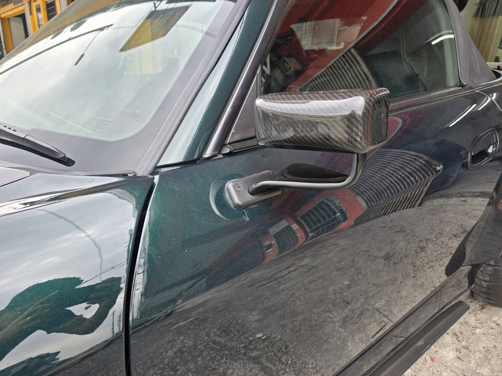 ALC Dry Carbon Fiber Spread Tow Plain Weave LMGT Side Mirror (Universal/H.S2000)