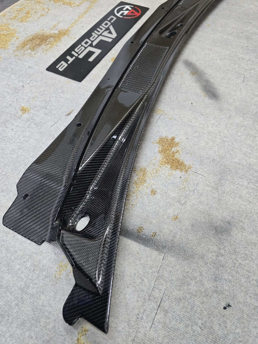 Fit for USDM LHD Nissan Silvia S15/S14/200sx Dry Carbon Fiber Wiper Cowl Cover