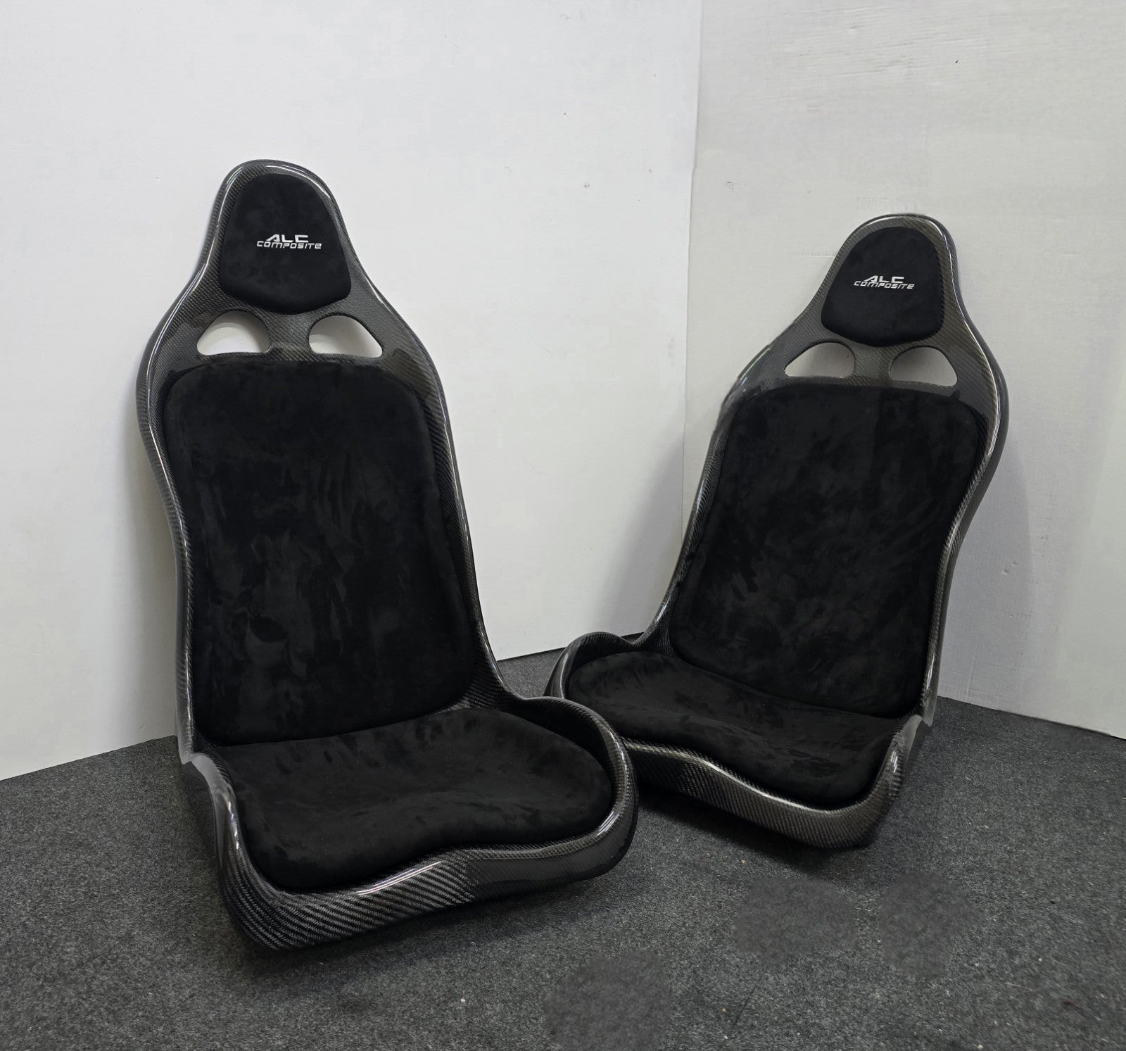 ALC Composite Carbon Fiber Bucket Seat L Size 2pc Set (L&R) Universal Fitting
