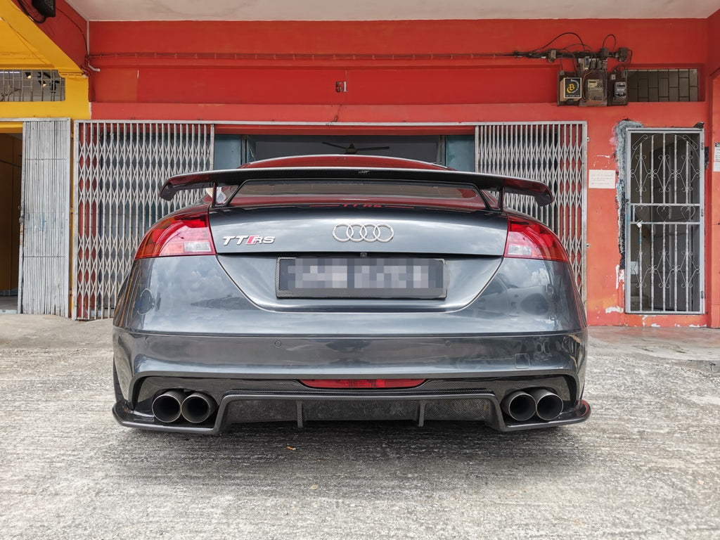 Fit For Audi TTS/TTRS MK2 8J Carbon Fiber Rear bumper Lower Valance/Diffuser