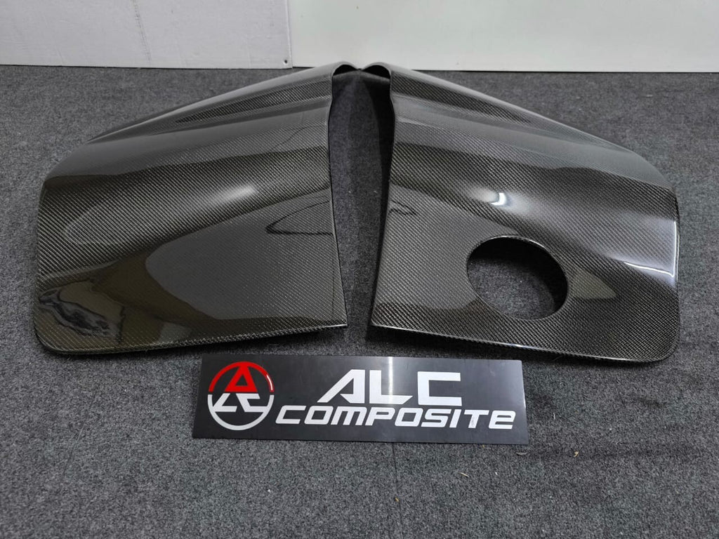 FIT FOR AUDI R8 V8 & V10 COUPE 08-15 CARBON FIBRE SIDE BLADES (LEFT AND RIGHT)