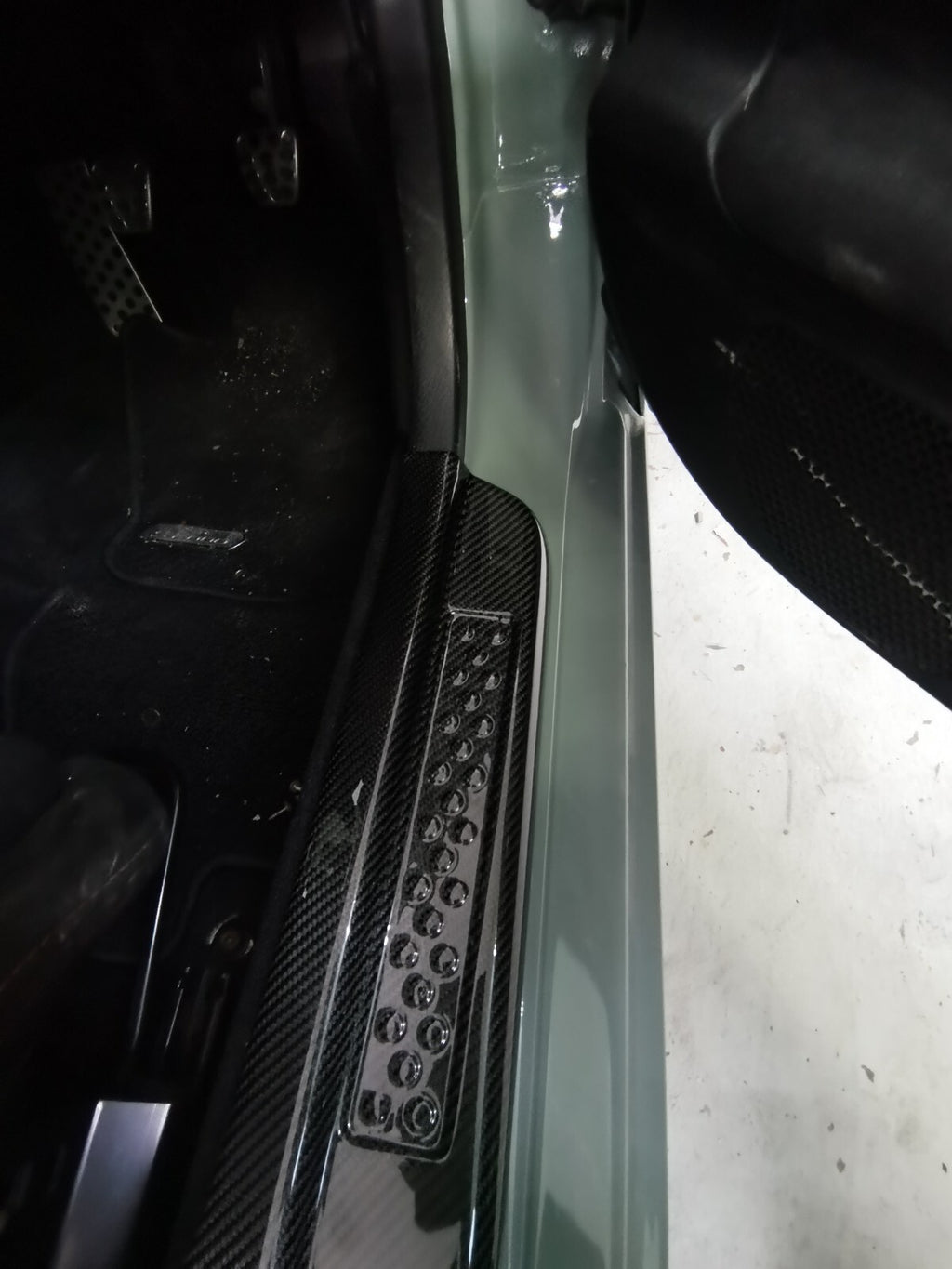 Fit For Honda S2000 Carbon Door Sill Trim AP1 AP2 Entrance Kick Scuff Plate