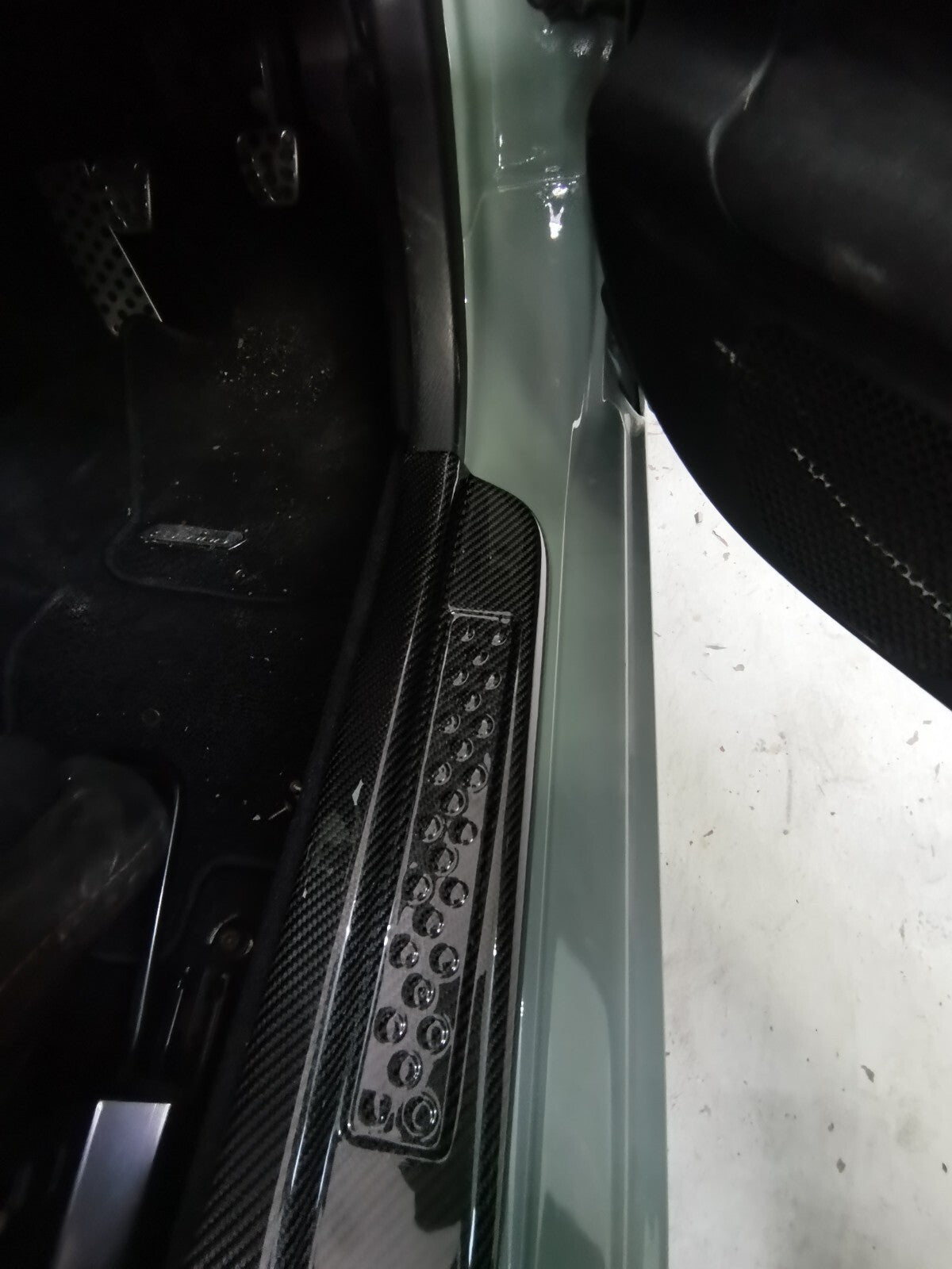 Fit For Honda S2000 Carbon Door Sill Trim AP1 AP2 Entrance Kick Scuff Plate