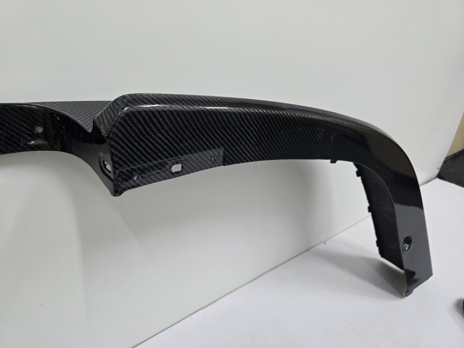 Fit For Porsche 911 991.1 GT3 RS Carbon Fiber Rear Lip/Skirt With Side Appendage