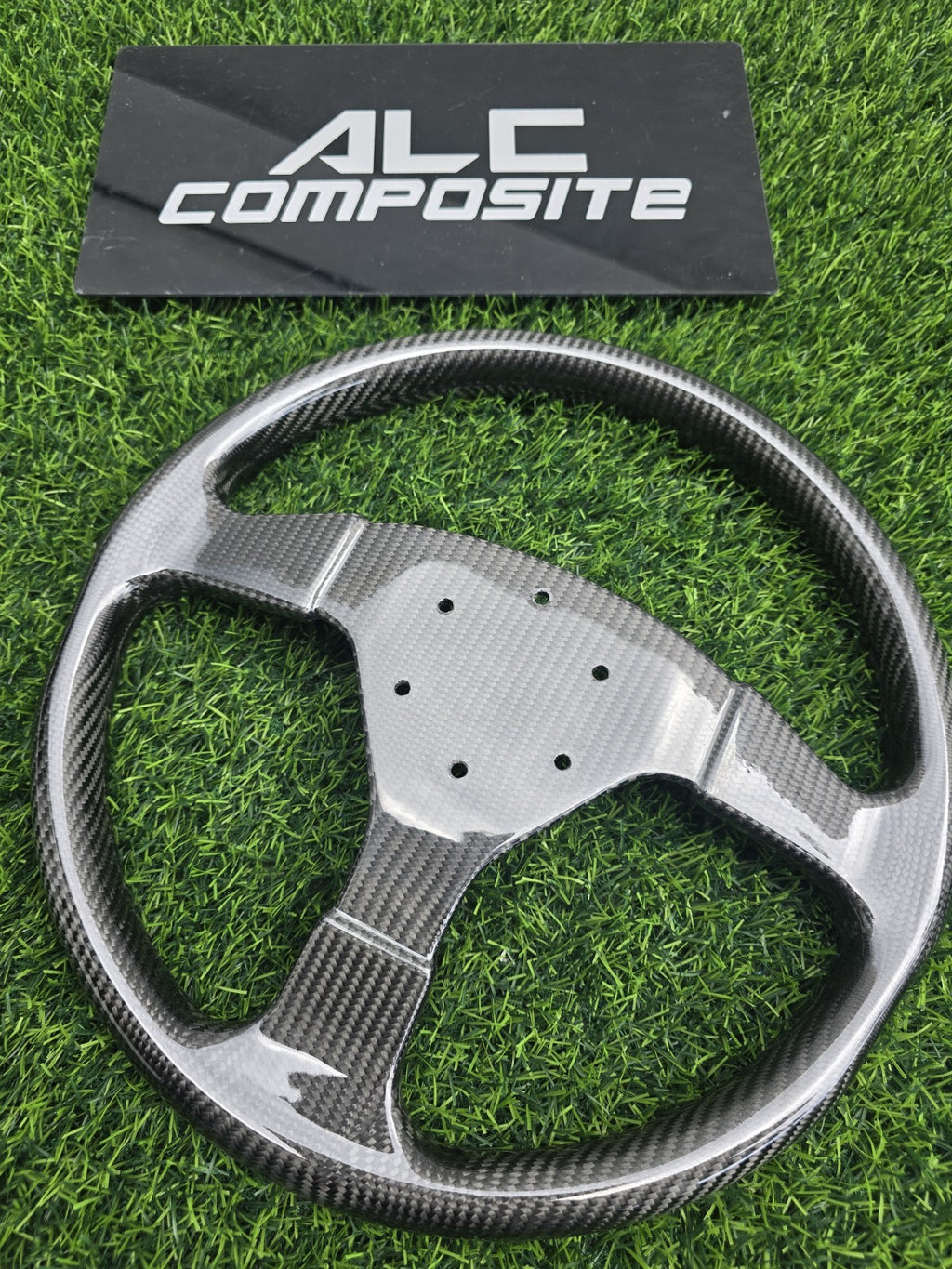 ALC Composite Dry Carbon Fiber lightweight Steering Wheel Fit For JDM/EDM/USDM
