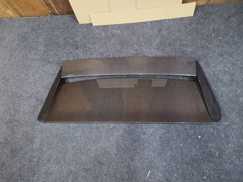 Fit for Toyota Yaris GR V Style Rear Roof Spoiler Wing Carbon Fiber Partial FRP