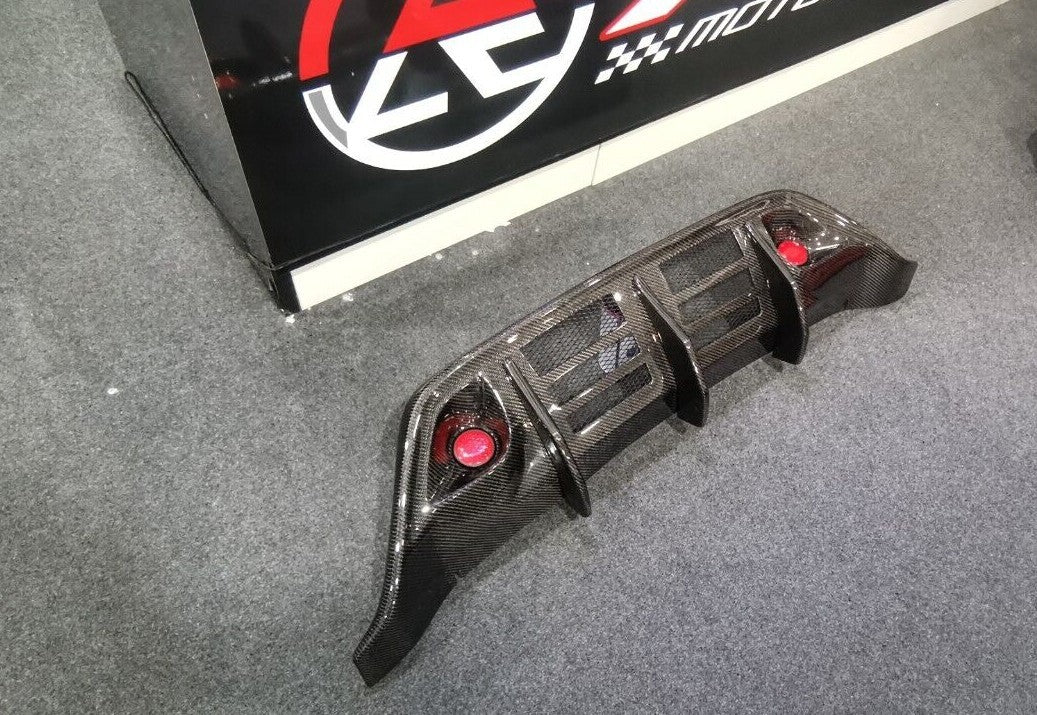 Fit For 08-16 Nissan Skyline GTR R35 WLD Style Rear Bumper Carbon Fiber Diffuser