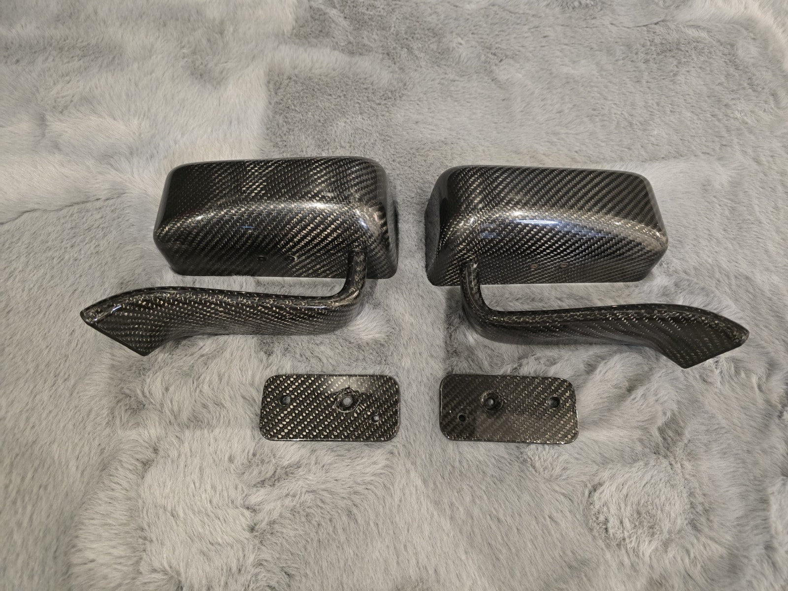 ALC Dry Carbon Fiber Twill Weave LMGT side Mirror (Universal/S2000)