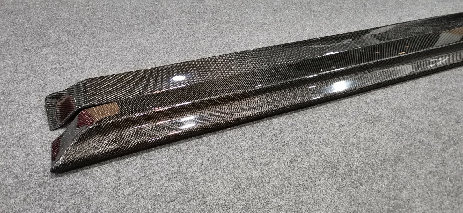 Fit For Nissan R32 GTR Carbon Fiber SIDE SKIRT EXTENSIONS (For N1 side skirt)
