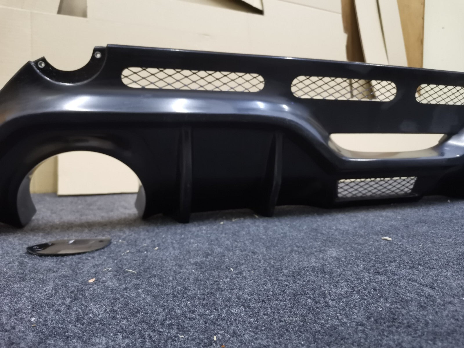 Fit for Toyota Yaris GR V Style Rear Bumper Lower Diffuser/Valance FRP Material