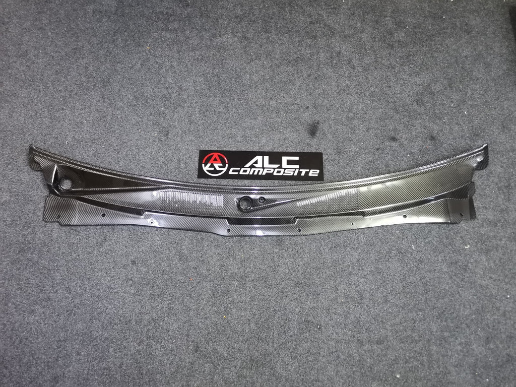 Fit For JDM RHD Nissan Silvia S15/S14/200sx Dry Carbon Fiber Wiper Cowl Cover