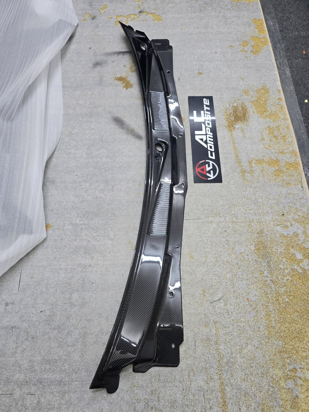 Fit for USDM LHD Nissan Silvia S15/S14/200sx Dry Carbon Fiber Wiper Cowl Cover