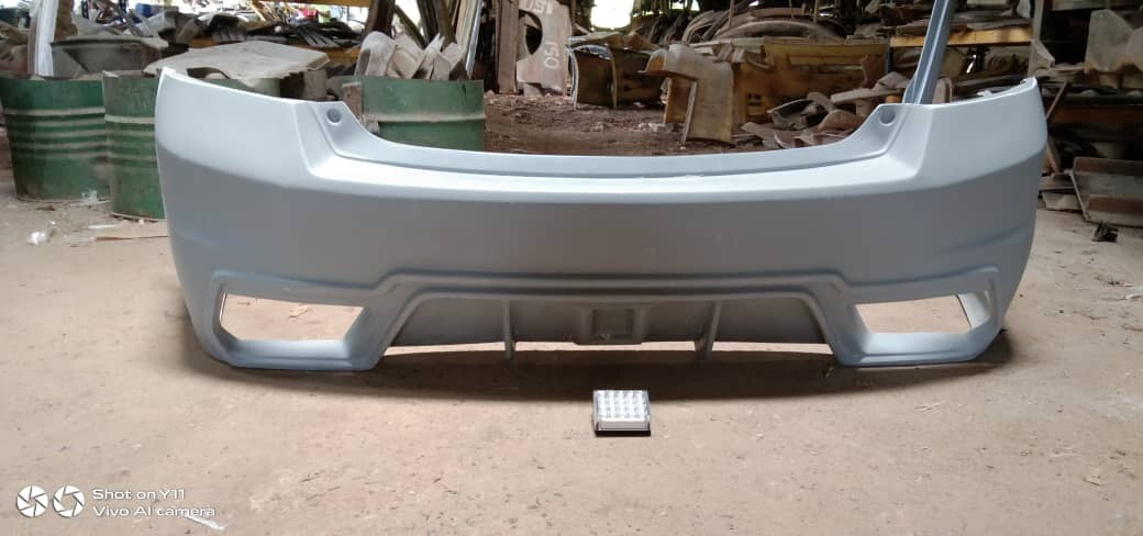 Fit For Honda Accord 8th gen GU8 Style Front & Rear Bumper Set Kit W/Side skirt 