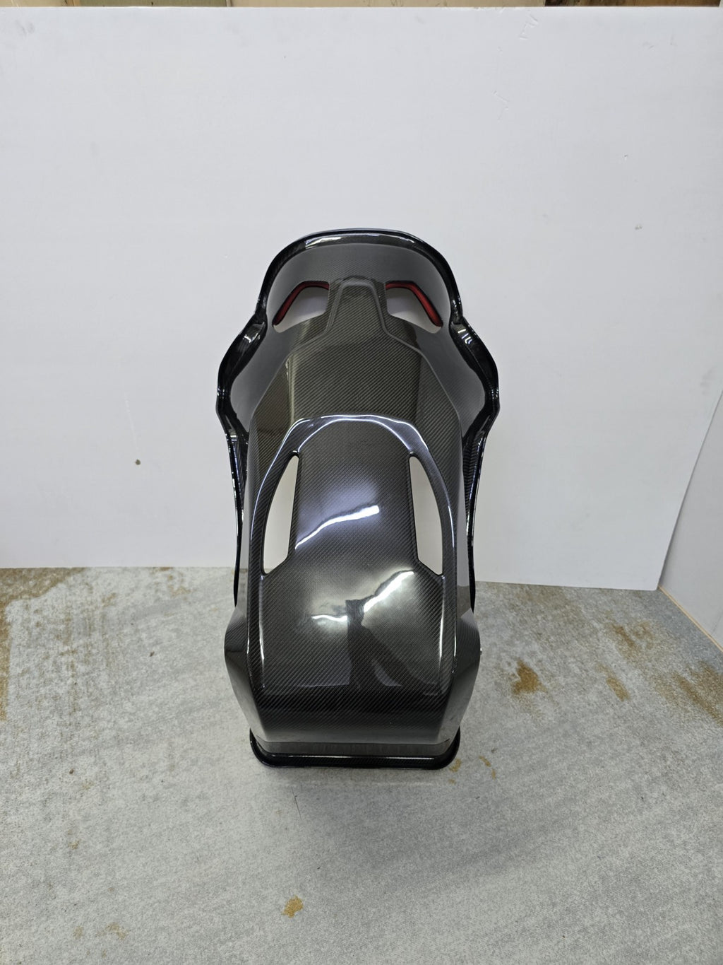 Carbon Fiber Full Bucket Seat With Padding & Side Mount bracket RMS style 2pc