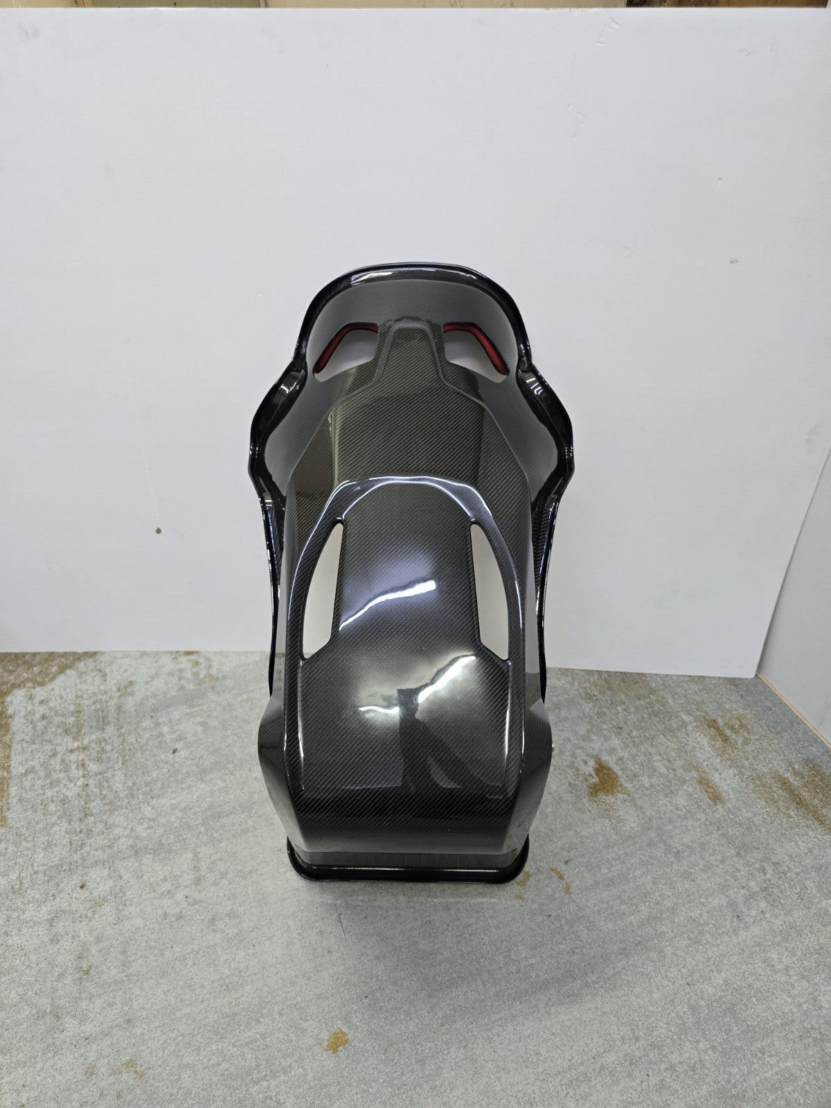 Carbon Fiber Full Bucket Seat With Padding & Side Mount bracket RMS style 2pc