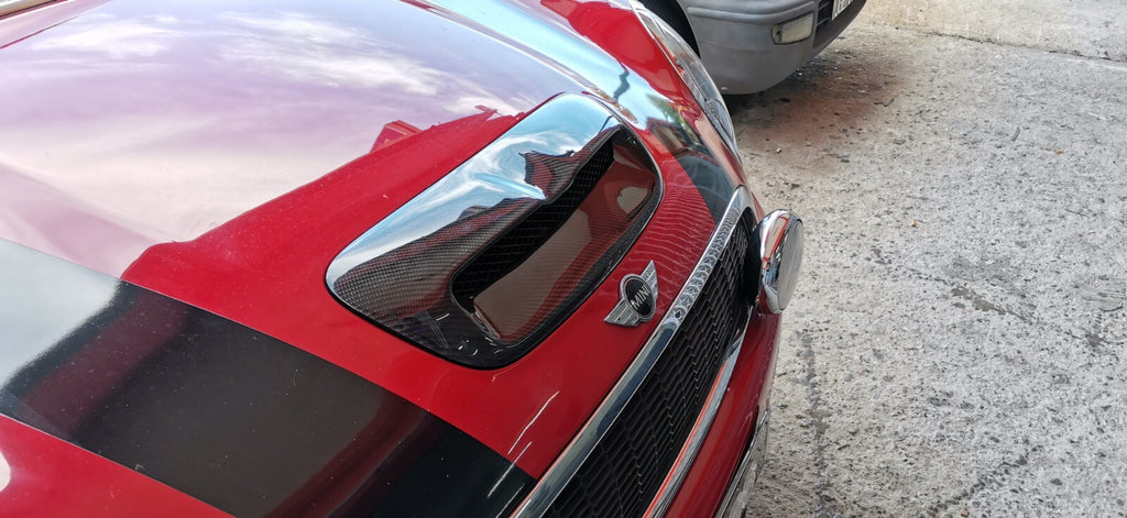 MK2 MINI Cooper S/SD/JCW R55 R56 R57 R58 R59 Carbon Bonnet Hood Air Intake Scoop