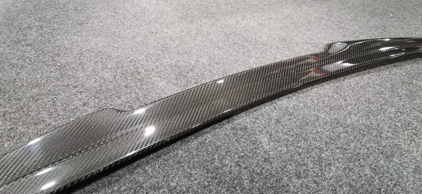 Fit For Ferrari 458 Italia Rear Trunk Carbon Fiber Spoiler Lid (Stick On) 