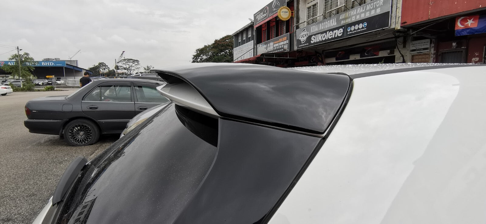 Fit For Mercedes A Class W177 Rear Trunk Top Spoiler Wing FRP (UNPAINTED)