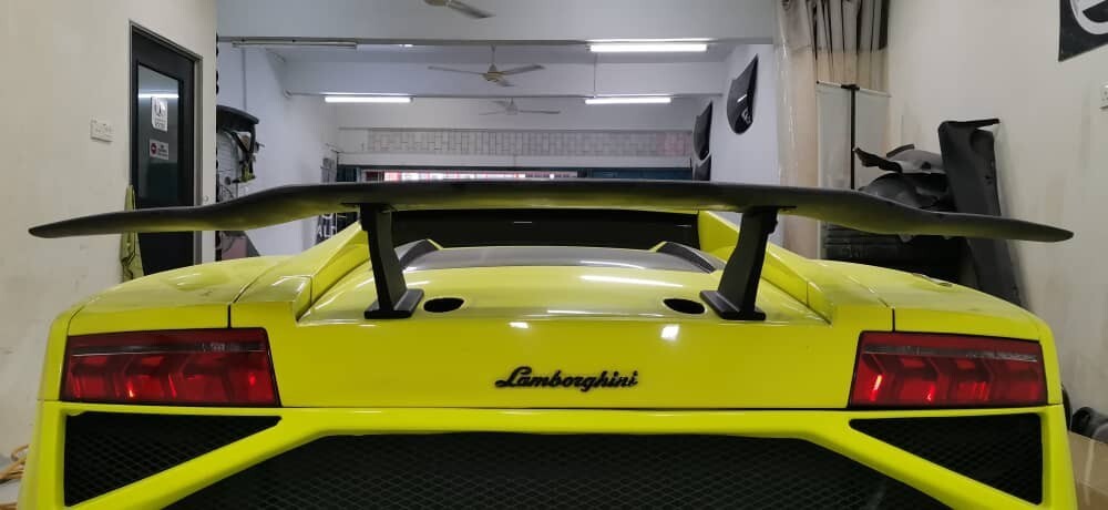 Fit For Lamborghini Gallardo Carbon Fiber ALC Rear Spoiler Wing (Spyder/coupe)