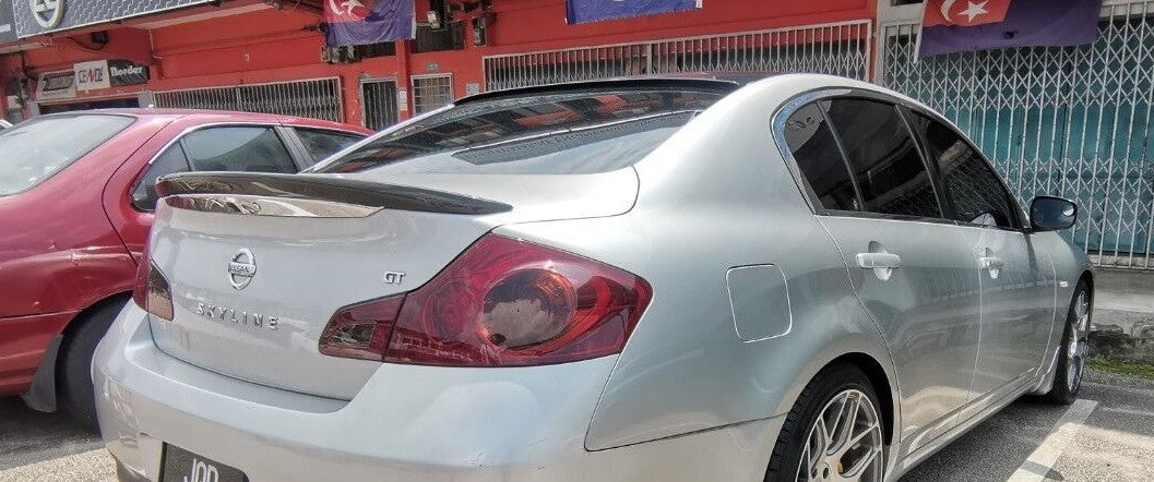 Fit For Infiniti G35 G37 G25 06-13 Carbon Fiber Rear Spoiler SEDAN ONLY