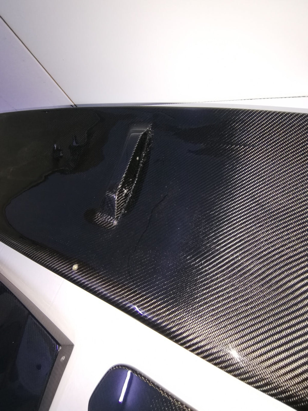 Carbon Fiber ALC Swan Neck Rear Wing Fit For Lamborghini Gallardo Spyder/coupe