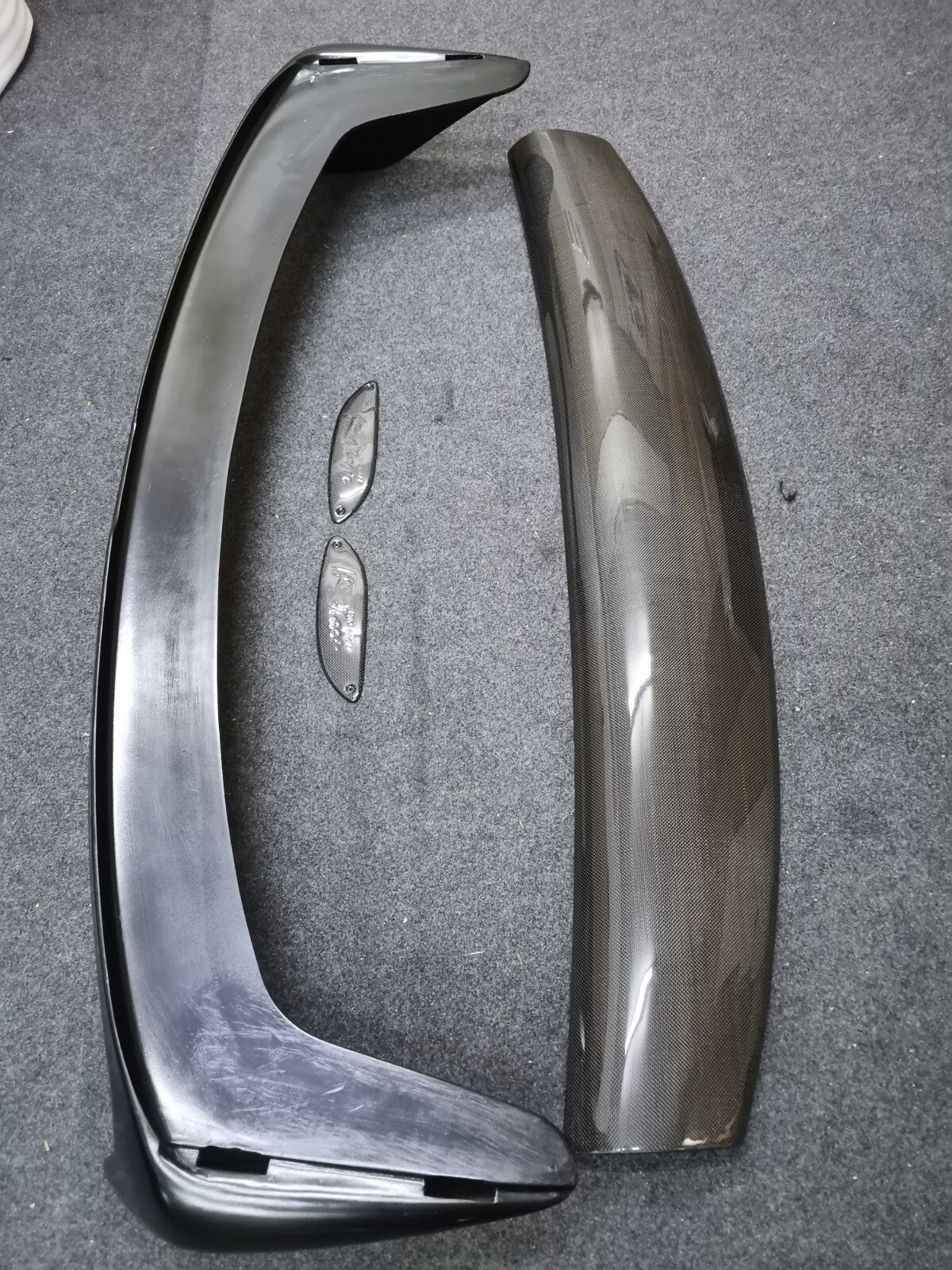 Fit For Mazda Rx8 R Magic Adjustable Carbon Fiber Blade w/FRP Base Spoiler Wing