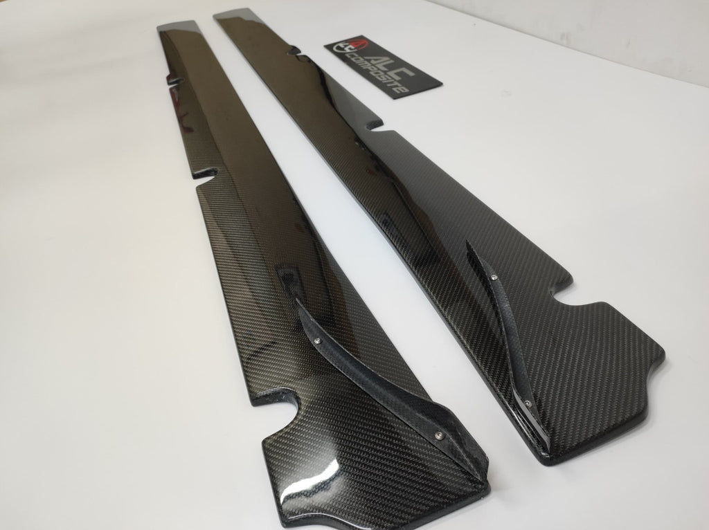 Fit For Honda S2000 AMIS Style Carbon Fiber Side Lip/Splitter