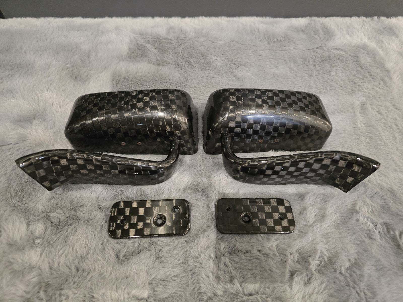 ALC Dry Carbon Fiber Spread Tow Plain Weave LMGT Side Mirror (Universal/H.S2000)
