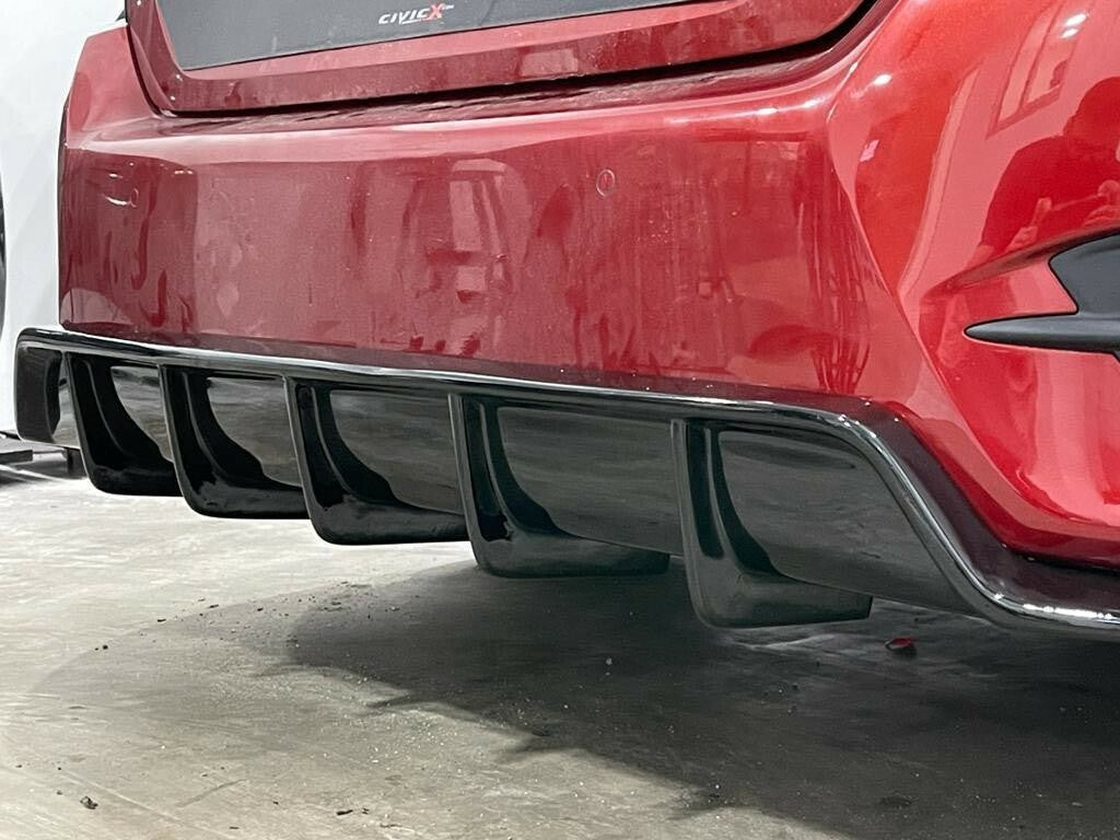 Fit For Civic FC sedan rear skirt SB style