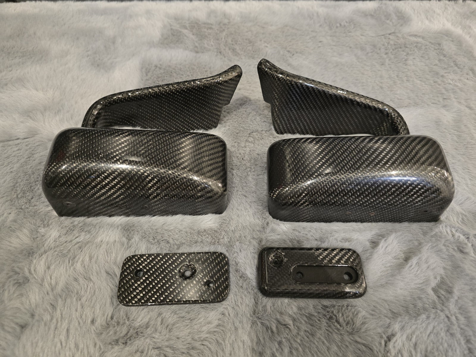 ALC Dry Carbon Fiber Twill Weave LMGT side Mirror (Universal/S2000)