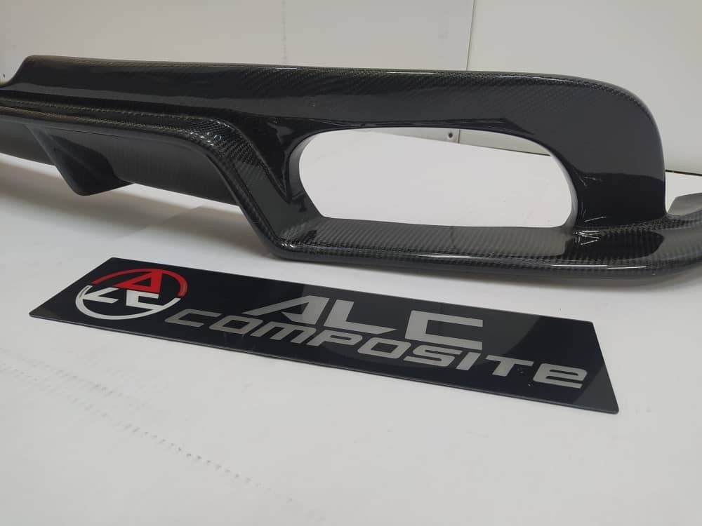 Fit For Audi TTS/TTRS MK2 8J Carbon Fiber Rear bumper Lower Diffuser & Side Spat