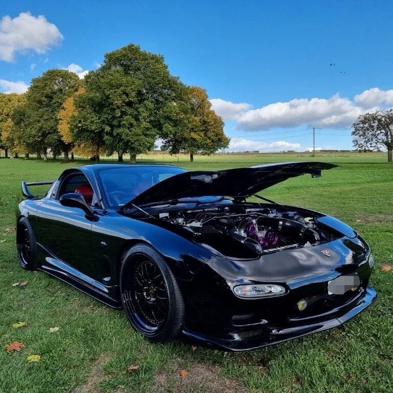 Fit For Mazda RX7 FD3S/JM1FD 1991-1997 Dry Carbon Fiber Door Visor (Stick On)