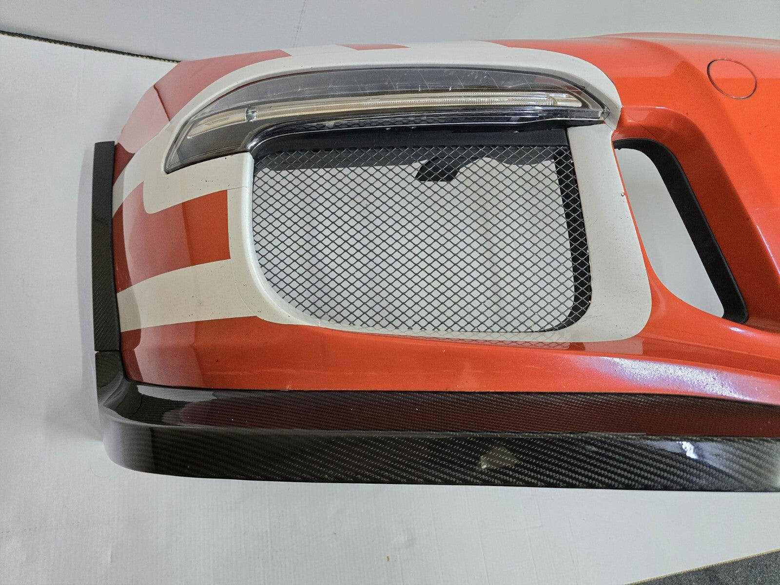 Fit For Porsche 911 991.1 GT3 RS Carbon Fiber Front Spoiler With Side appendages